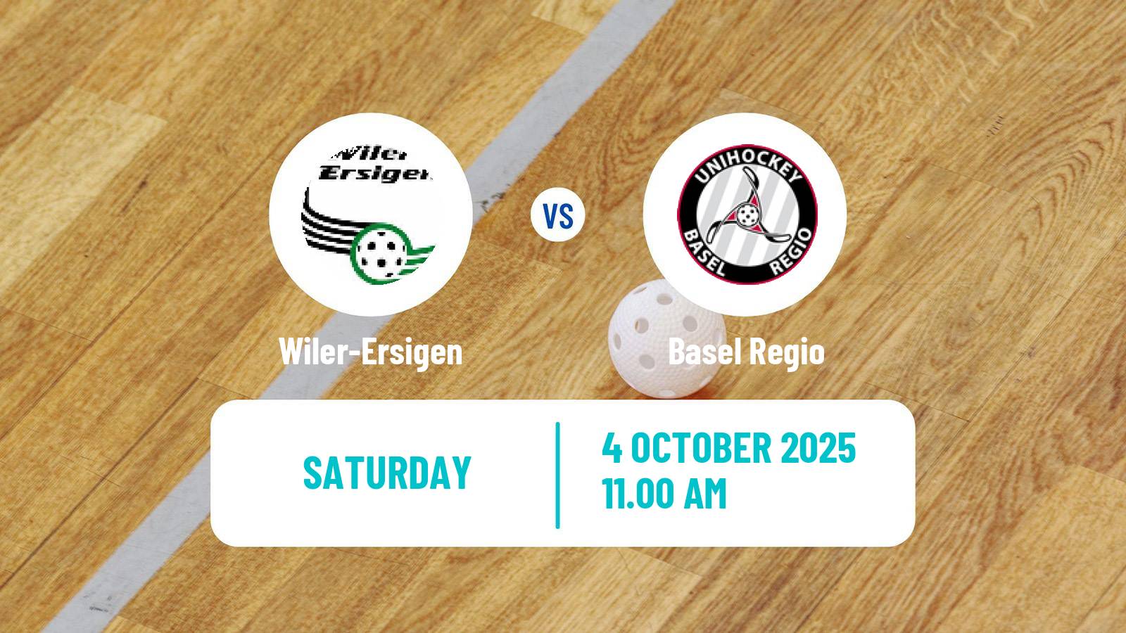 Floorball Swiss NLA Floorball Wiler-Ersigen - Basel Regio