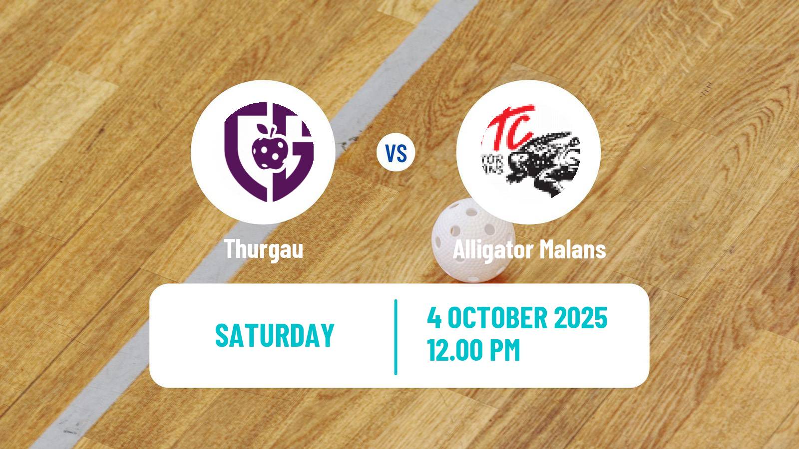 Floorball Swiss NLA Floorball Thurgau - Alligator Malans