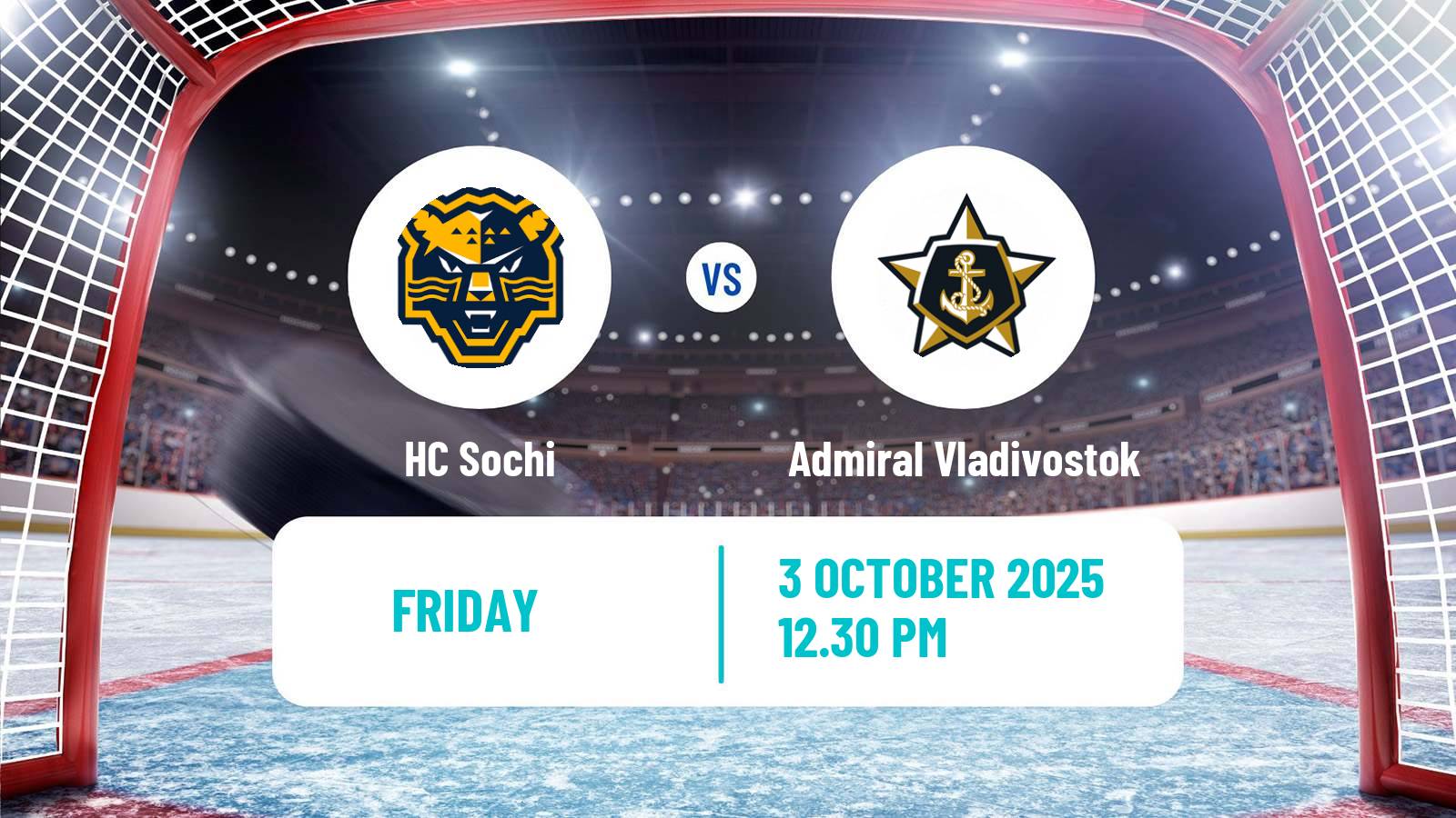 Hockey KHL Sochi - Admiral Vladivostok