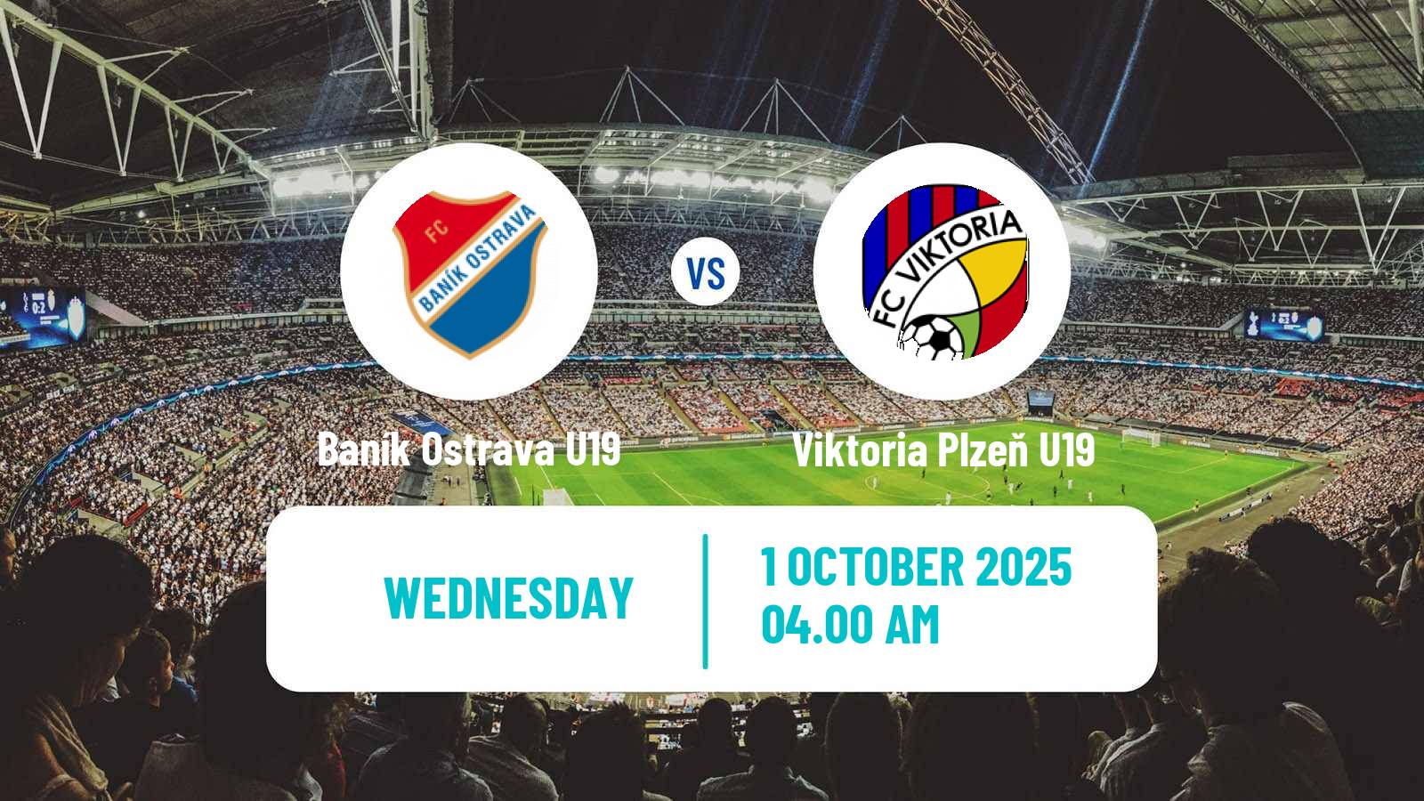 Soccer Czech U19 League Baník Ostrava U19 - Viktoria Plzeň U19