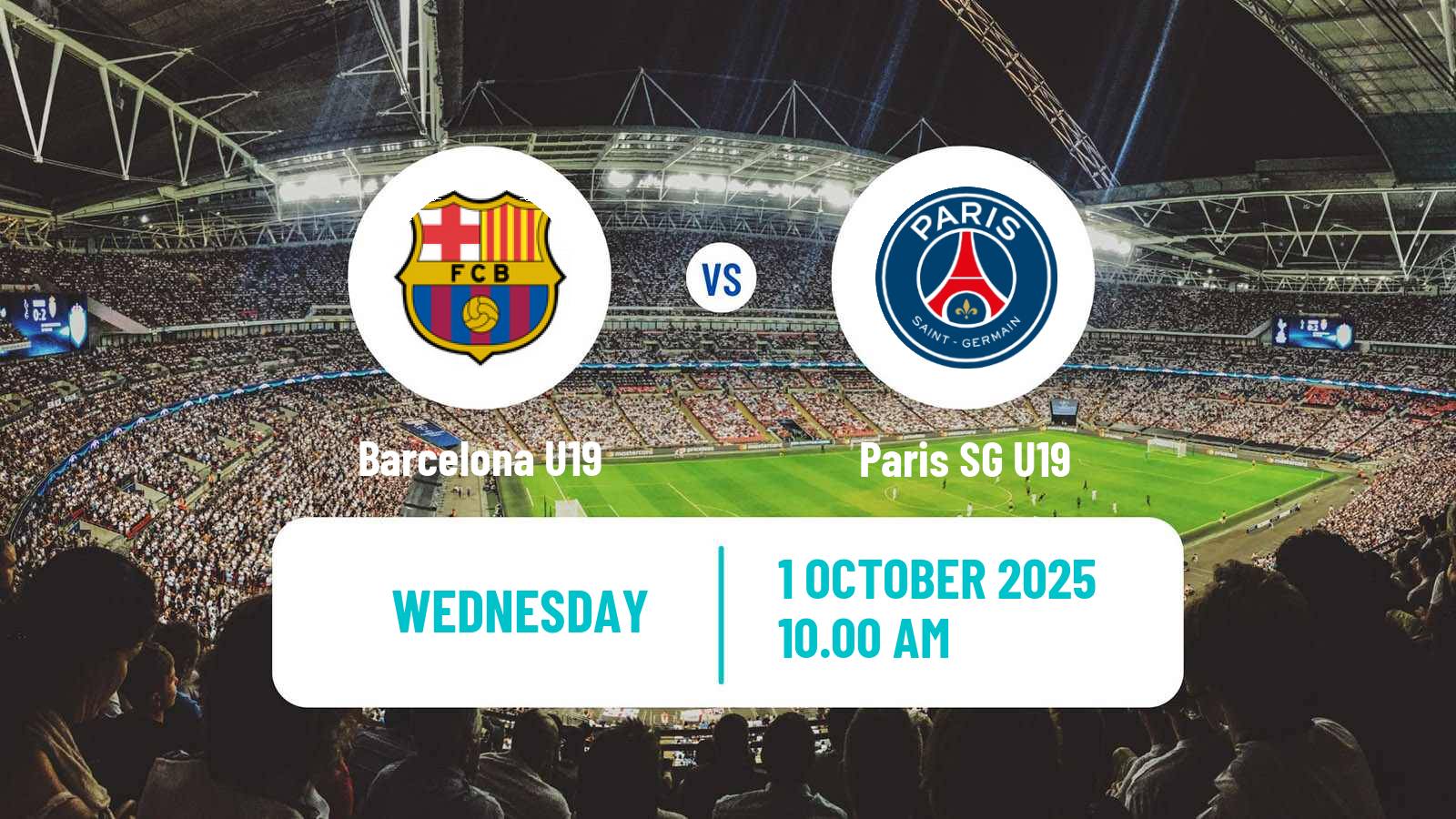 Soccer UEFA Youth League Barcelona U19 - Paris SG U19