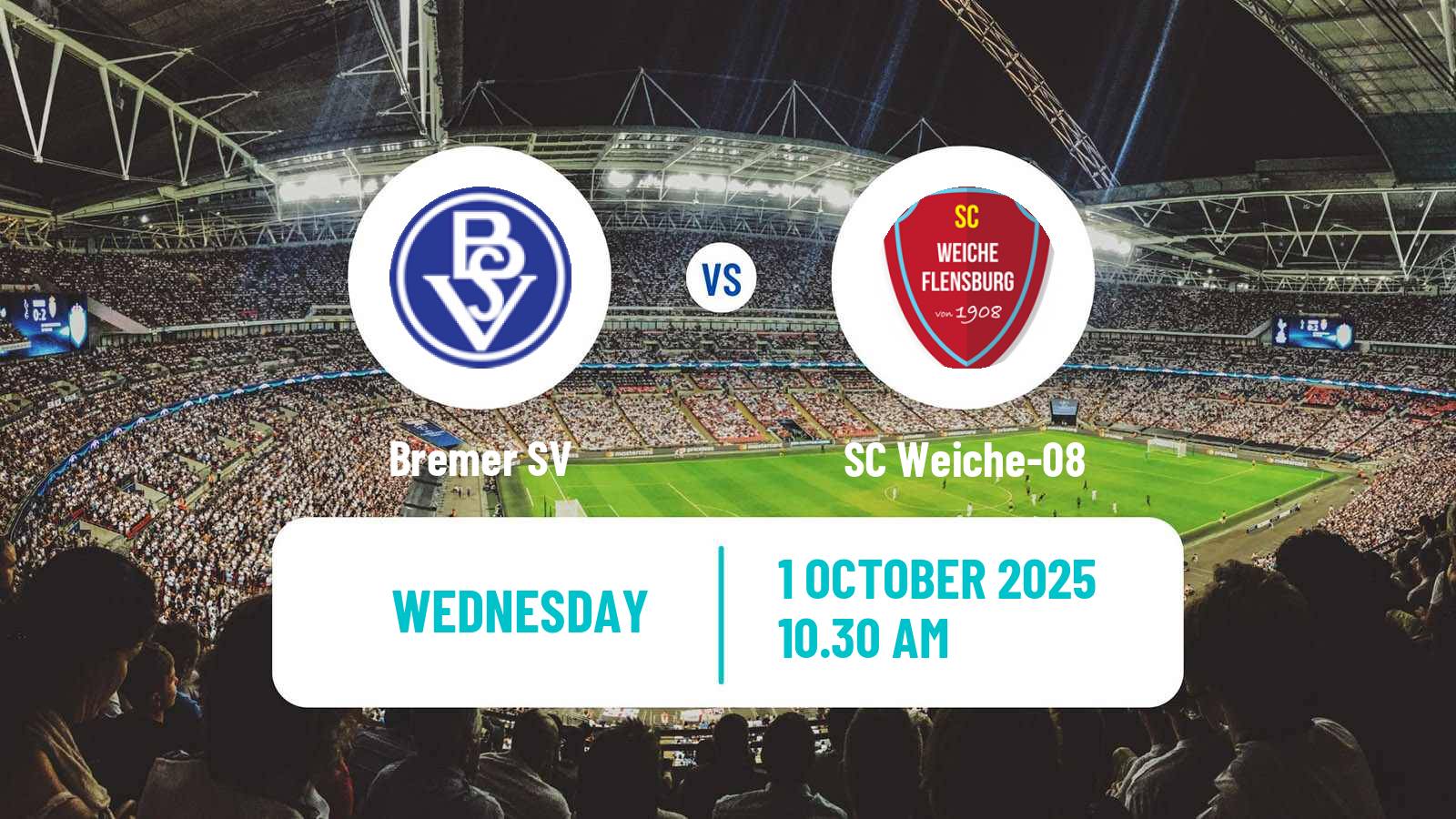 Soccer German Regionalliga North Bremer SV - SC Weiche-08