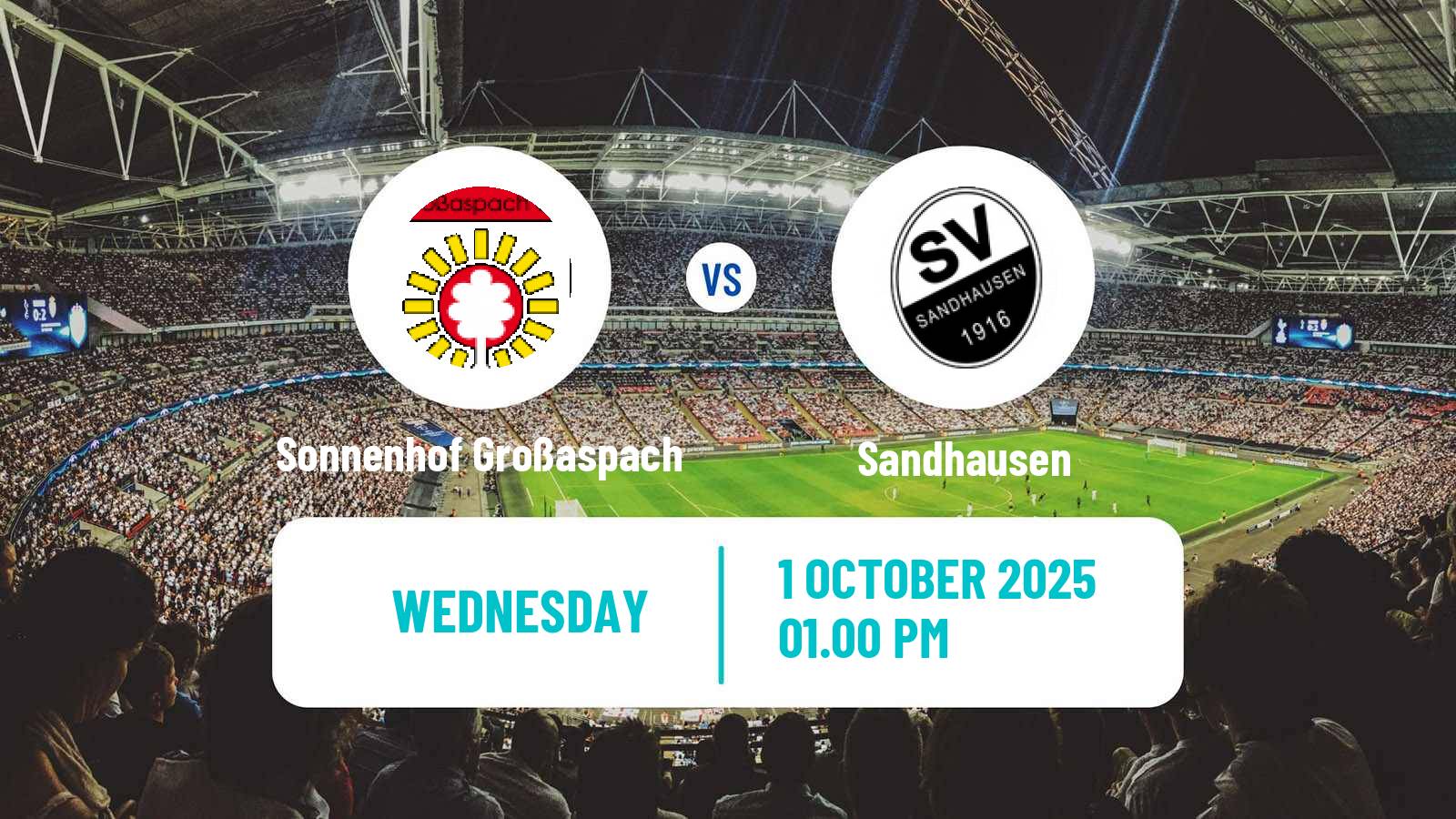 Soccer German Regionalliga Sudwest Sonnenhof Großaspach - Sandhausen