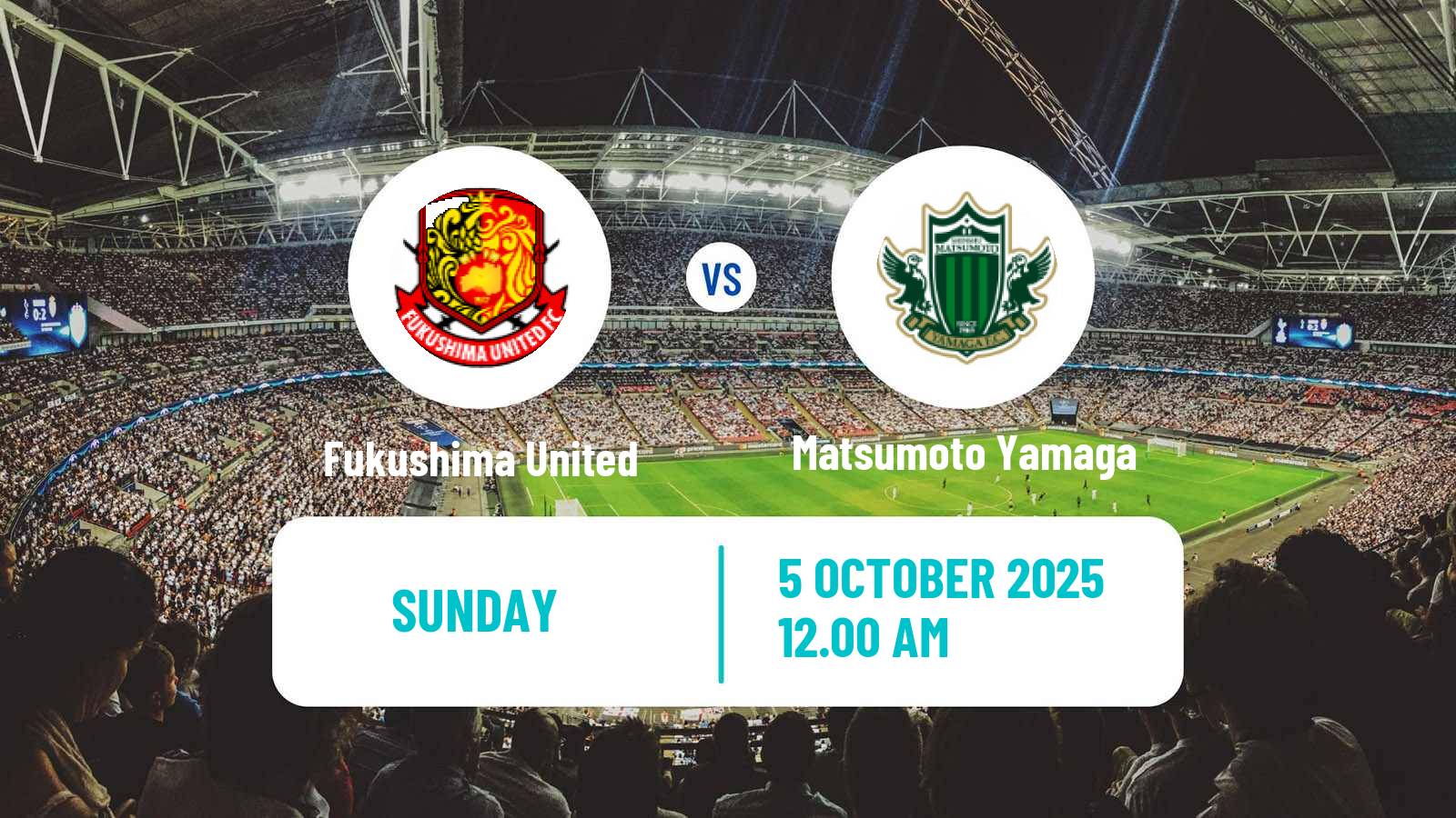 Soccer Japan J3 League Fukushima United - Matsumoto Yamaga