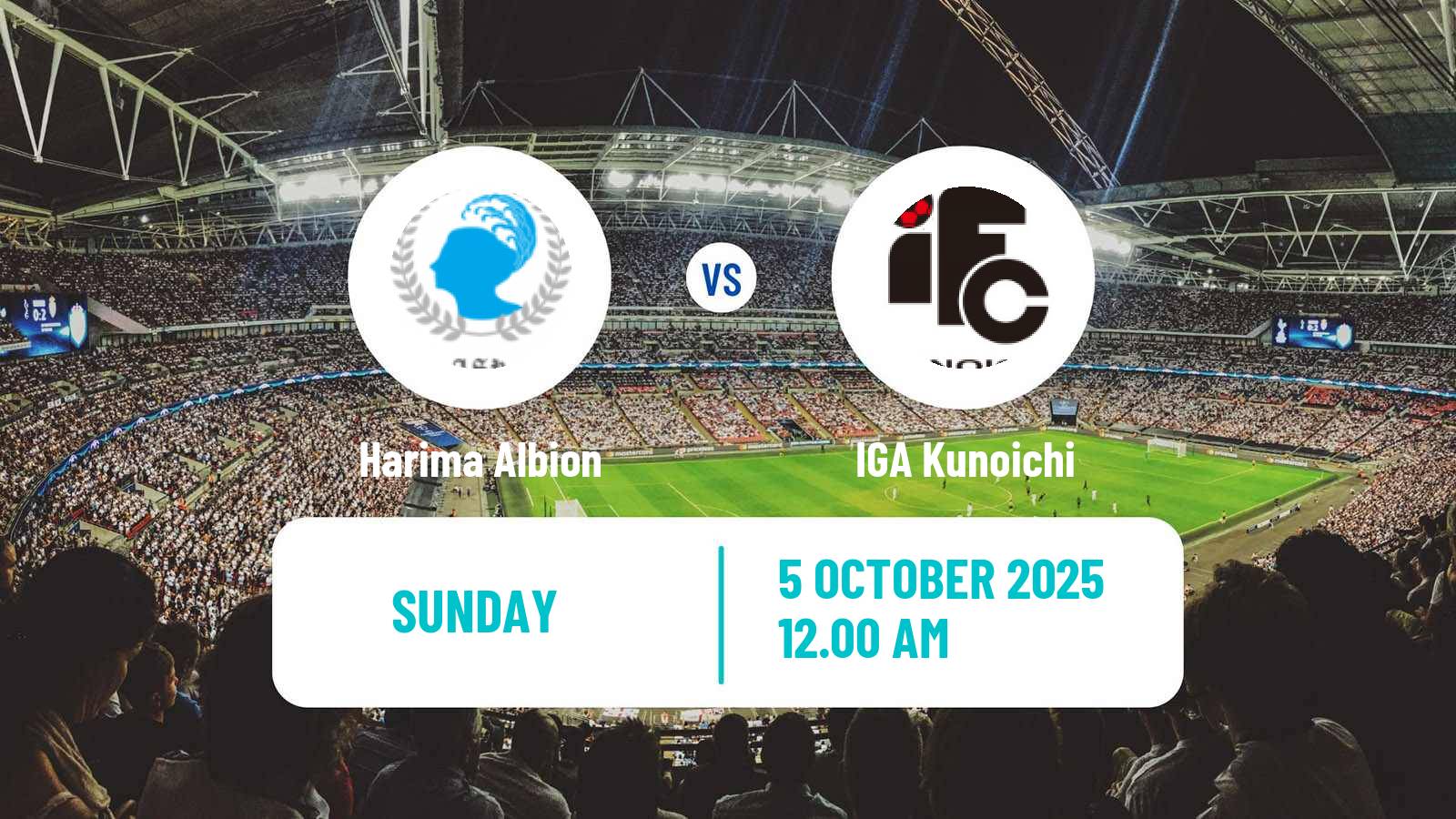 Soccer Japan Nadeshiko League Women Harima Albion - IGA Kunoichi