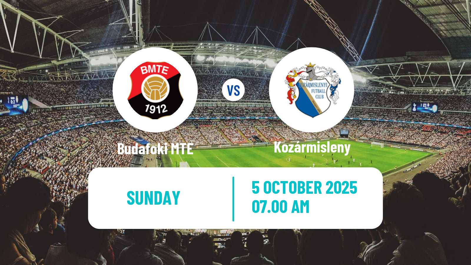 Soccer Hungarian NB II Budafoki - Kozármisleny
