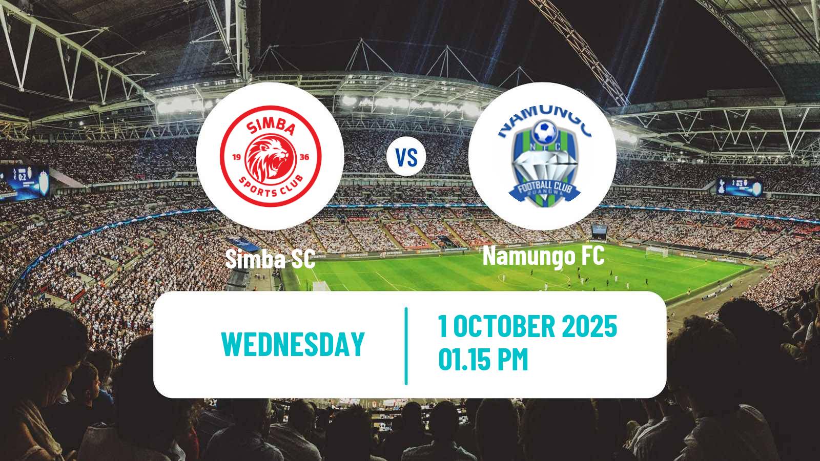 Soccer Tanzanian Premier League Simba - Namungo