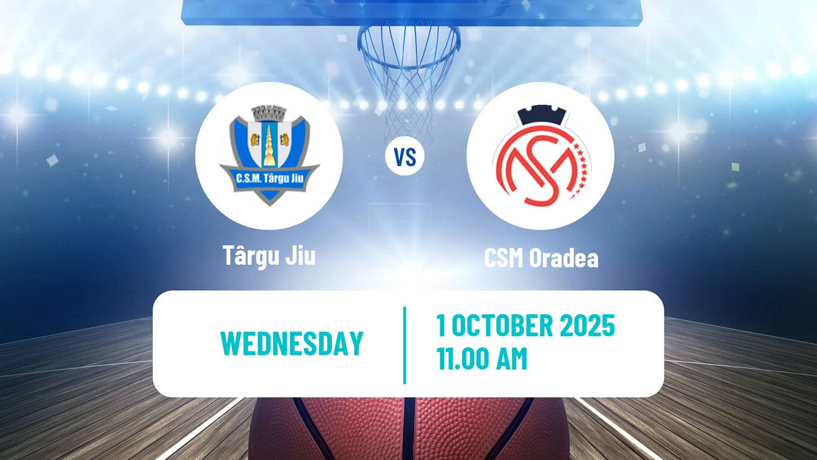 Basketball Romanian Divizia A Basketball Târgu Jiu - CSM Oradea