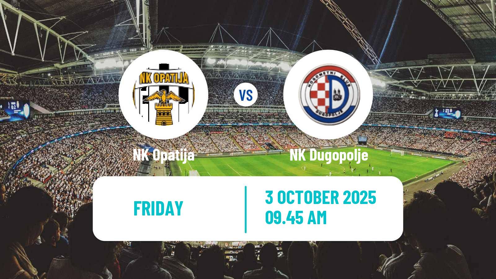 Soccer Croatian Prva NL Opatija - Dugopolje