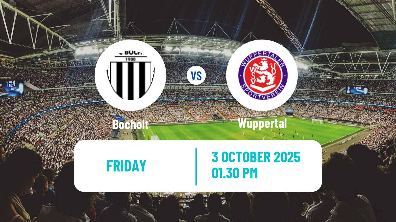 Soccer German Regionalliga West Bocholt - Wuppertal