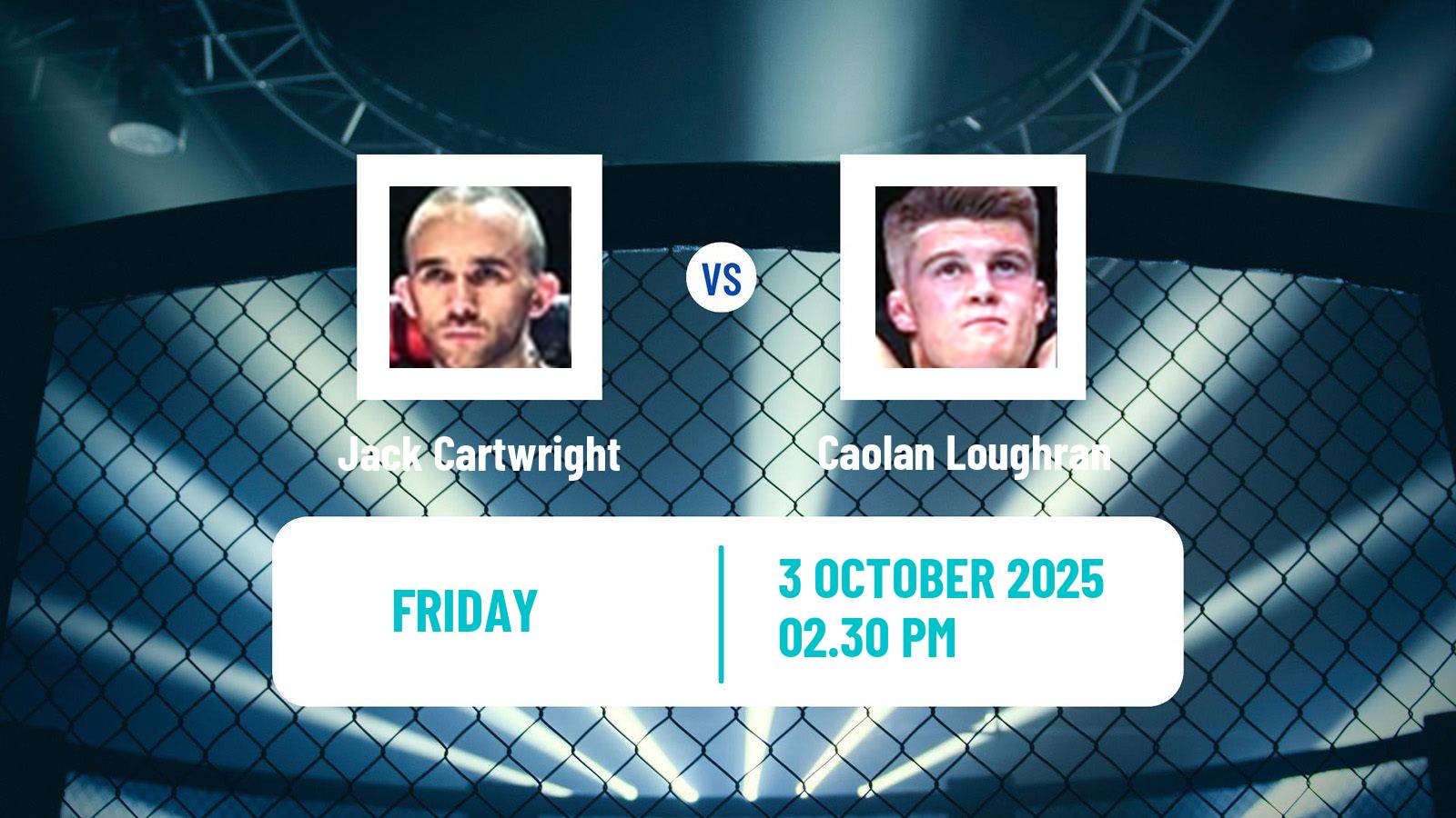 MMA Catchweight Pfl Men Jack Cartwright - Caolan Loughran