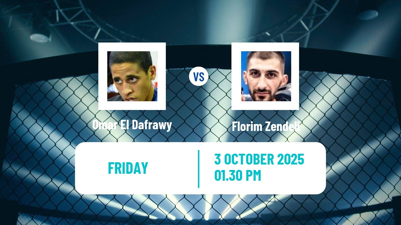 MMA Welterweight Pfl Men Omar El Dafrawy - Florim Zendeli