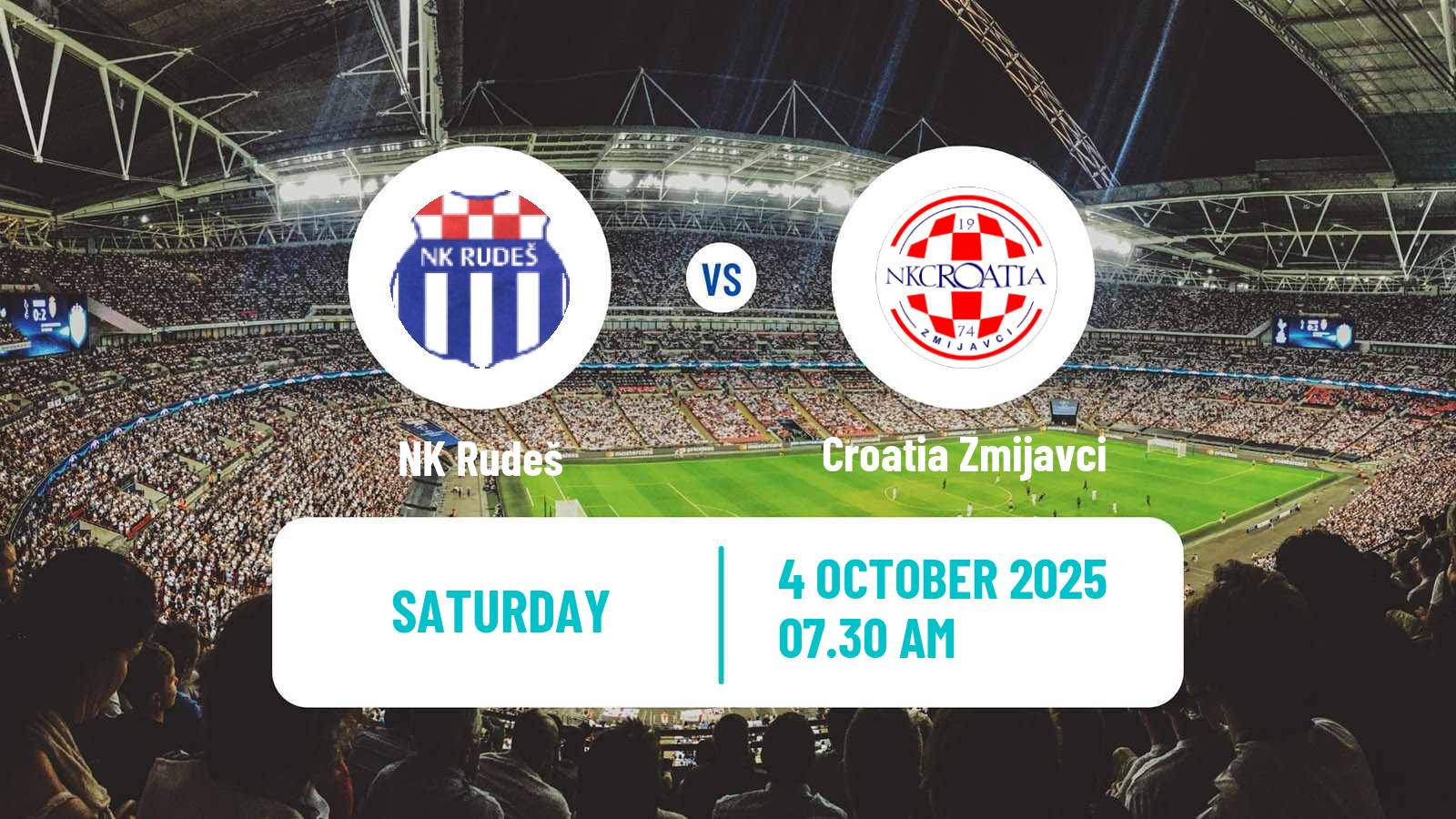Soccer Croatian Prva NL Rudeš - Croatia Zmijavci