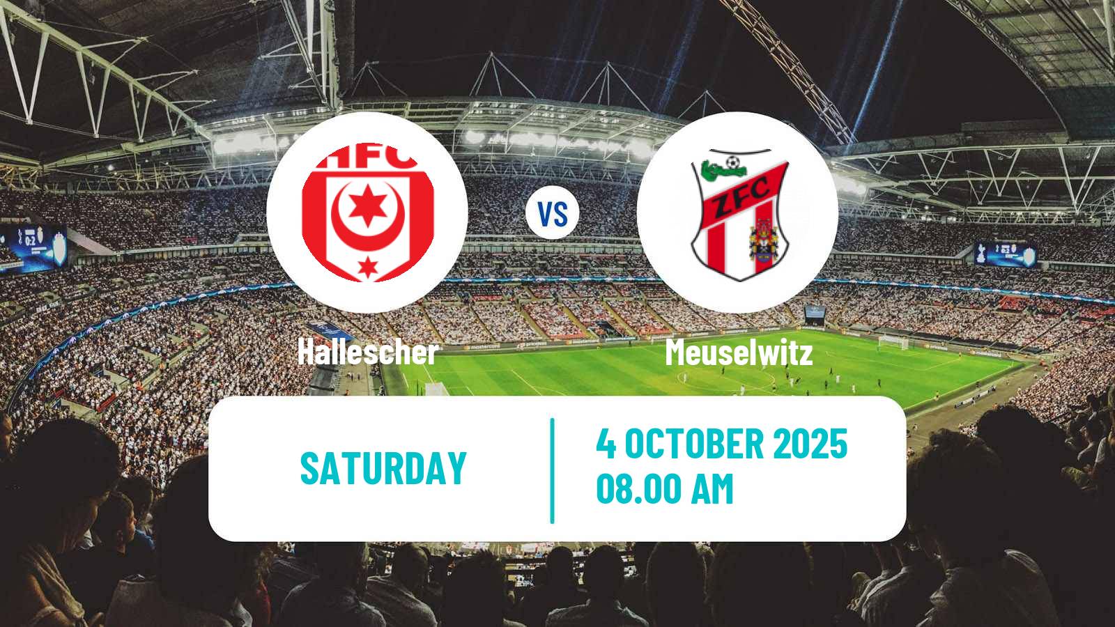 Soccer German Regionalliga Nordost Hallescher - Meuselwitz
