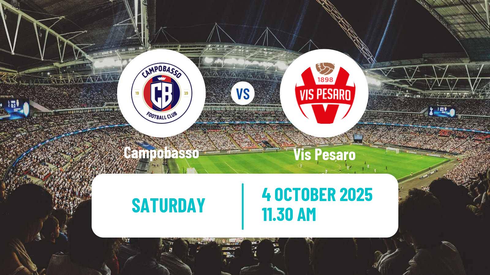 Soccer Italian Serie C Group B Campobasso - Vis Pesaro