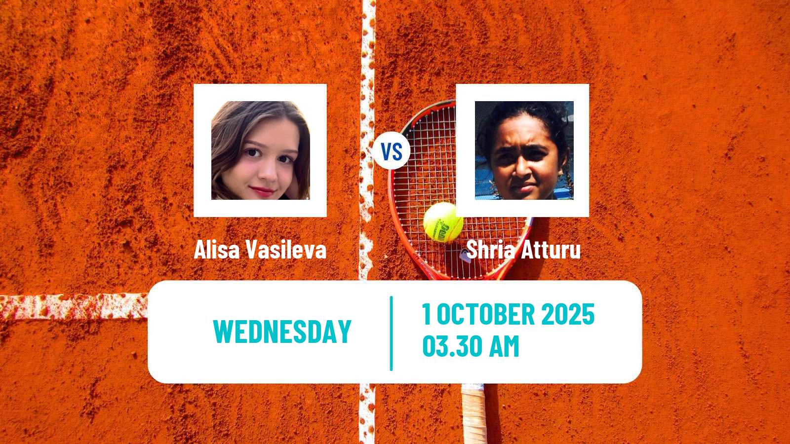 Tennis ITF W15 Kayseri 11 Women Alisa Vasileva - Shria Atturu