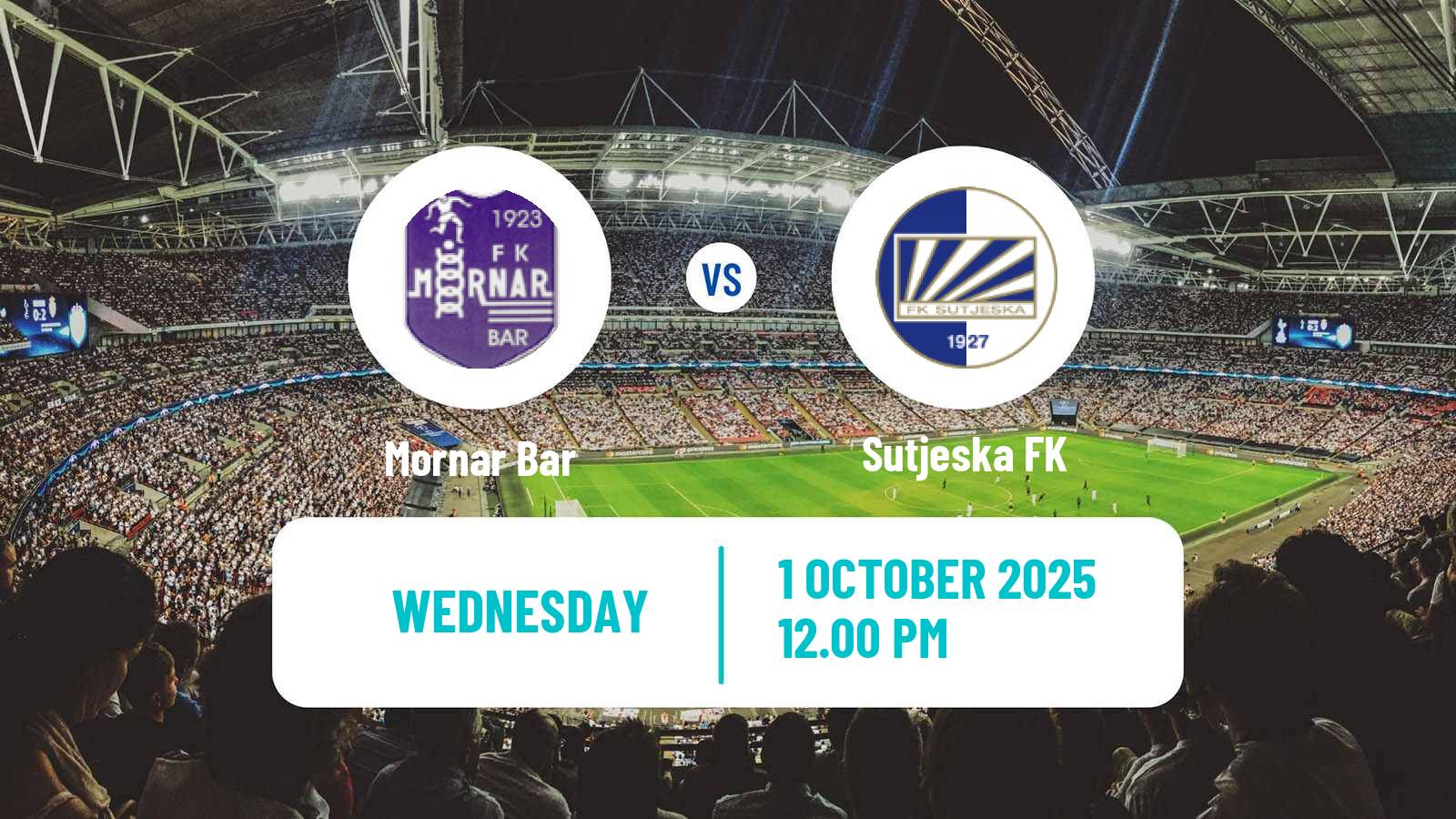 Soccer Montenegrin First League Mornar Bar - Sutjeska