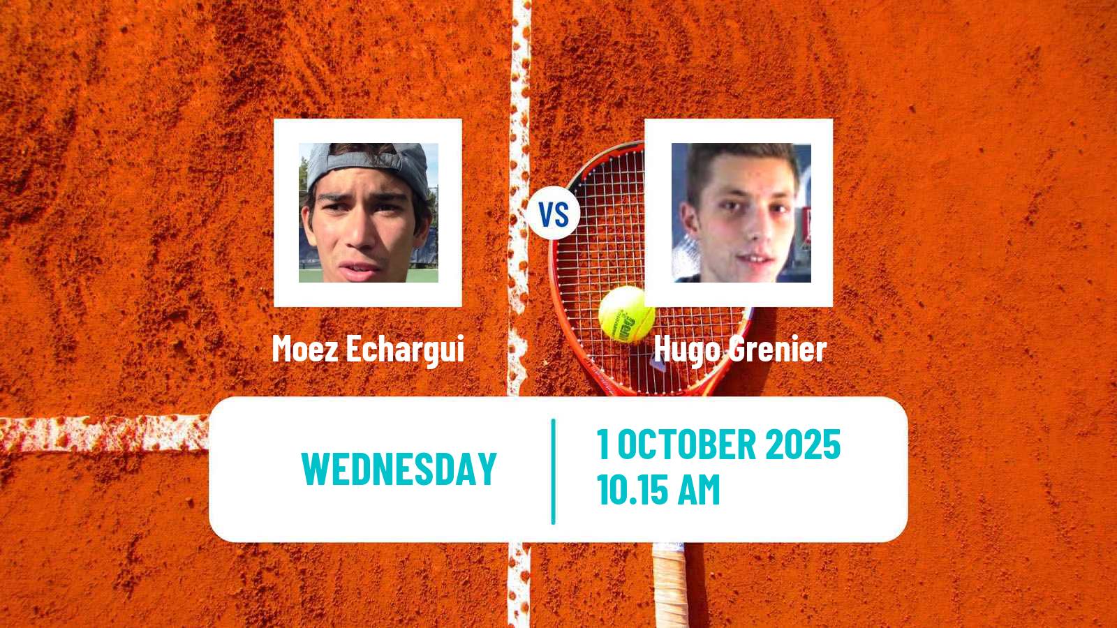 Tennis Villena Challenger Men Moez Echargui - Hugo Grenier