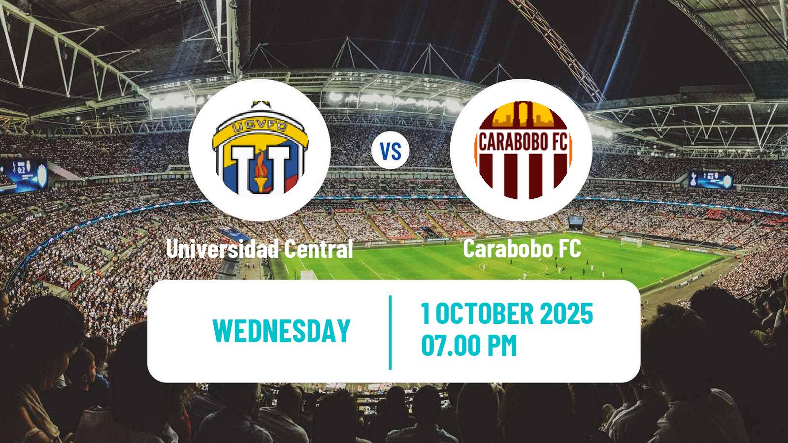 Soccer Copa Venezuela Universidad Central - Carabobo