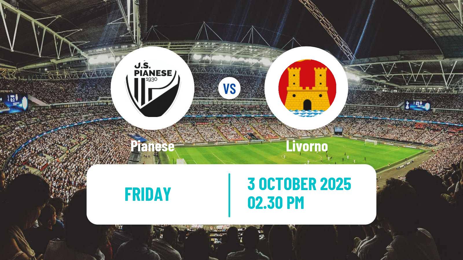 Soccer Italian Serie C Group B Pianese - Livorno