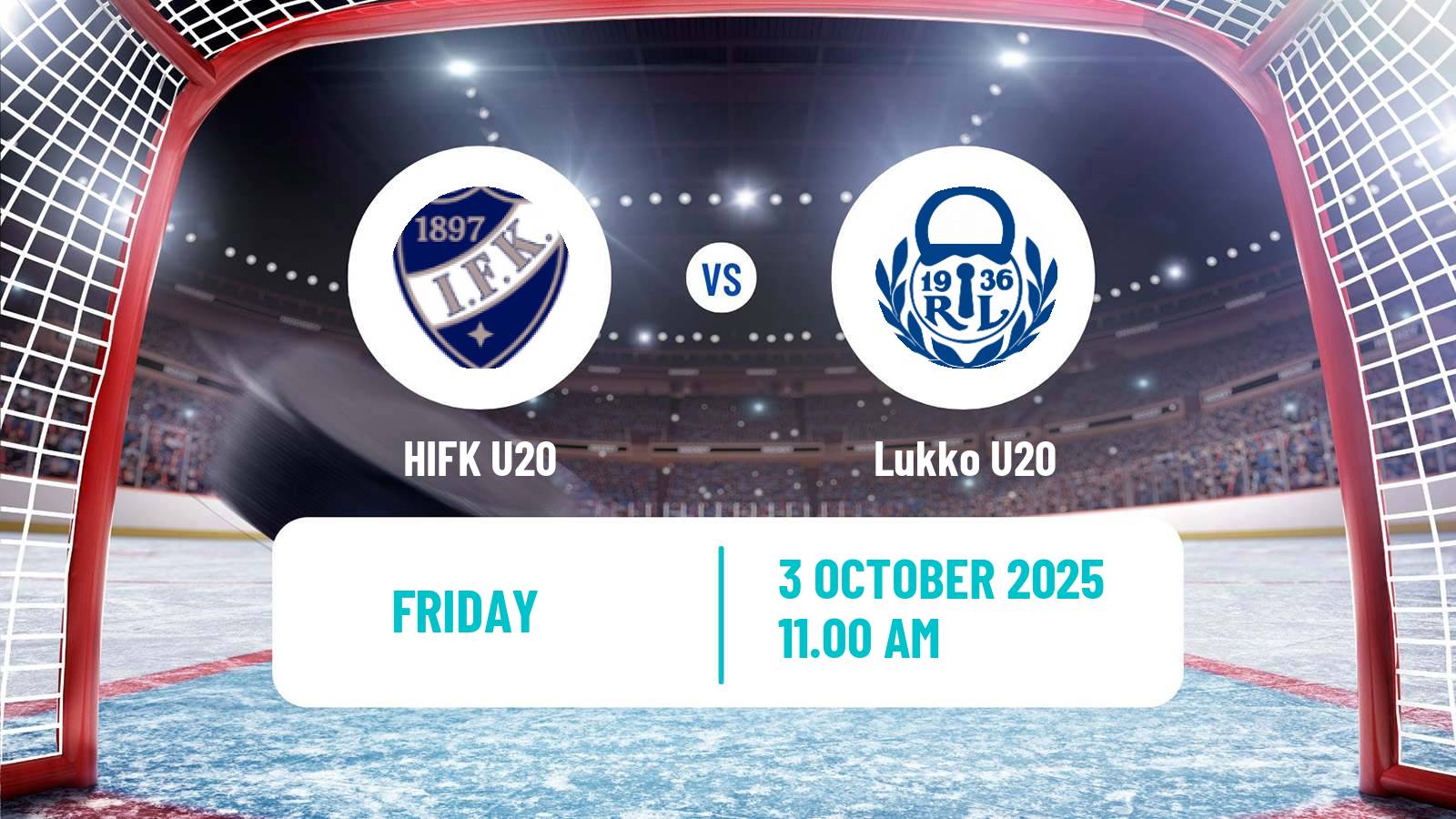 Hockey Finnish SM-sarja U20 HIFK U20 - Lukko U20