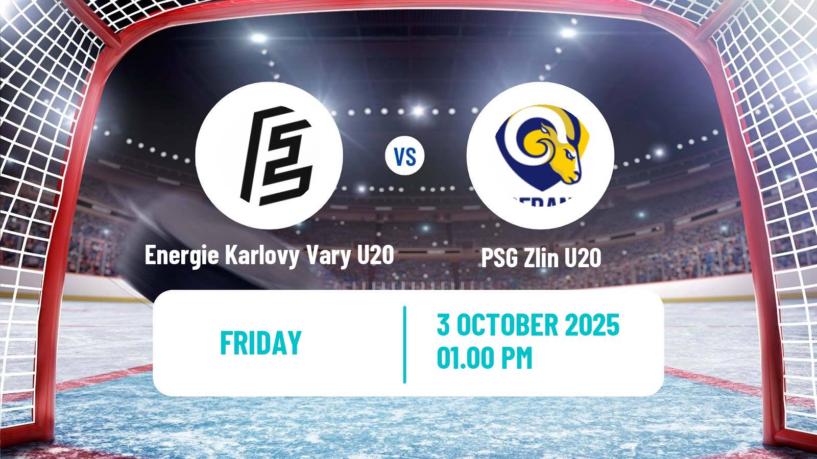 Hockey Czech ELJ Energie Karlovy Vary U20 - Zlin U20
