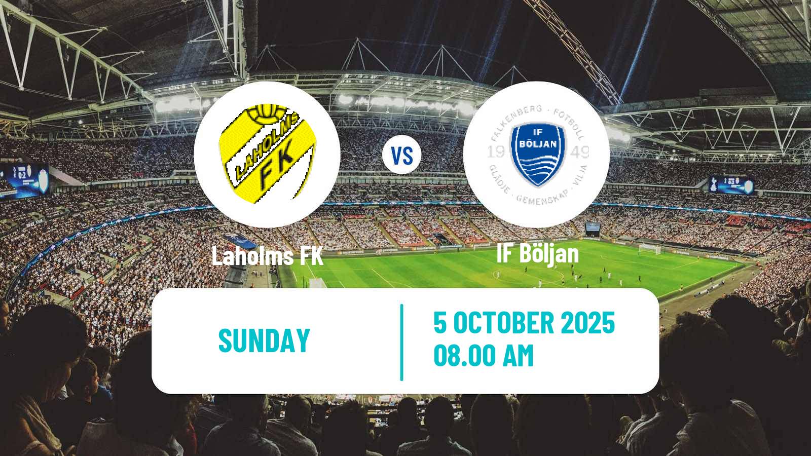 Soccer Swedish Division 2 - Västra Götaland Laholms - Böljan