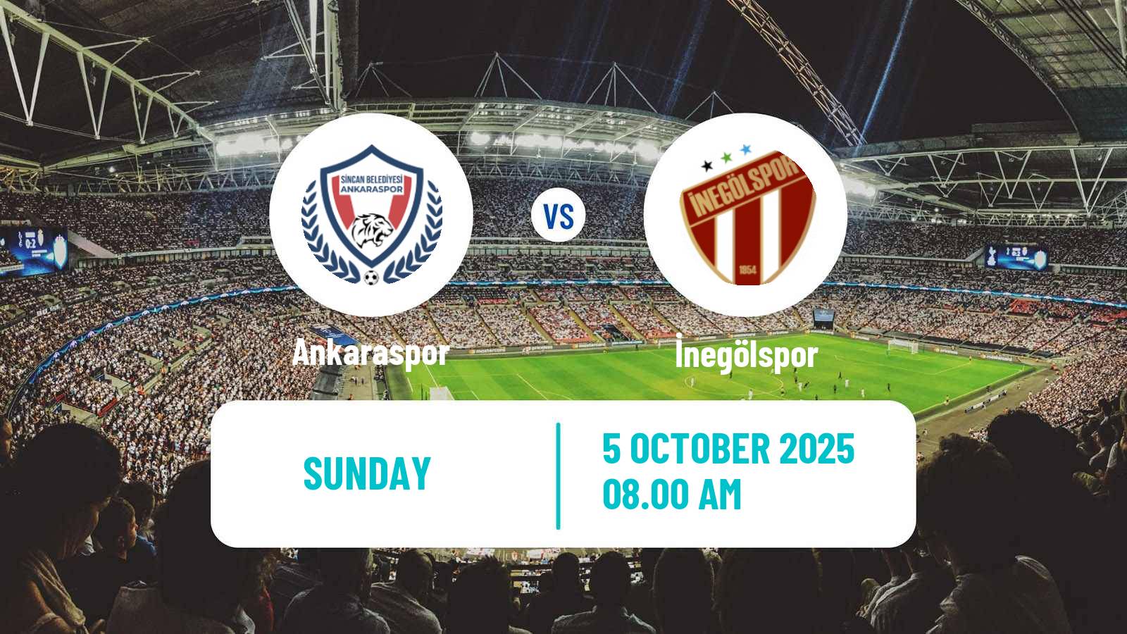 Soccer Turkish Second League White Group Ankaraspor - İnegölspor