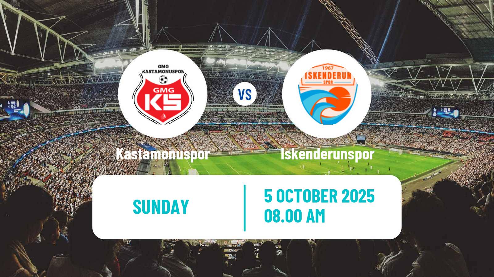 Soccer Turkish Second League White Group Kastamonuspor - Iskenderunspor