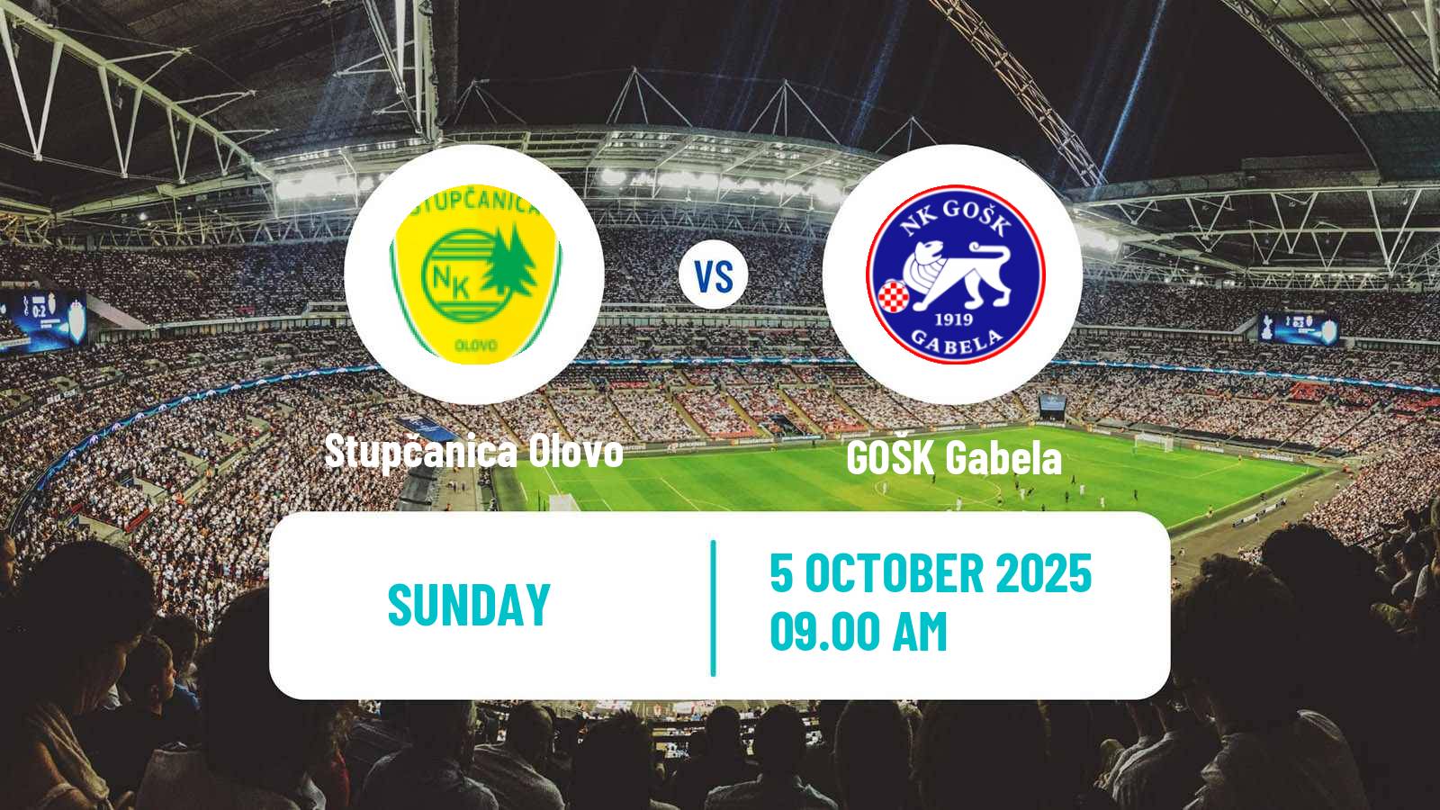 Soccer Bosnian Prva Liga FBiH Stupčanica Olovo - GOŠK Gabela