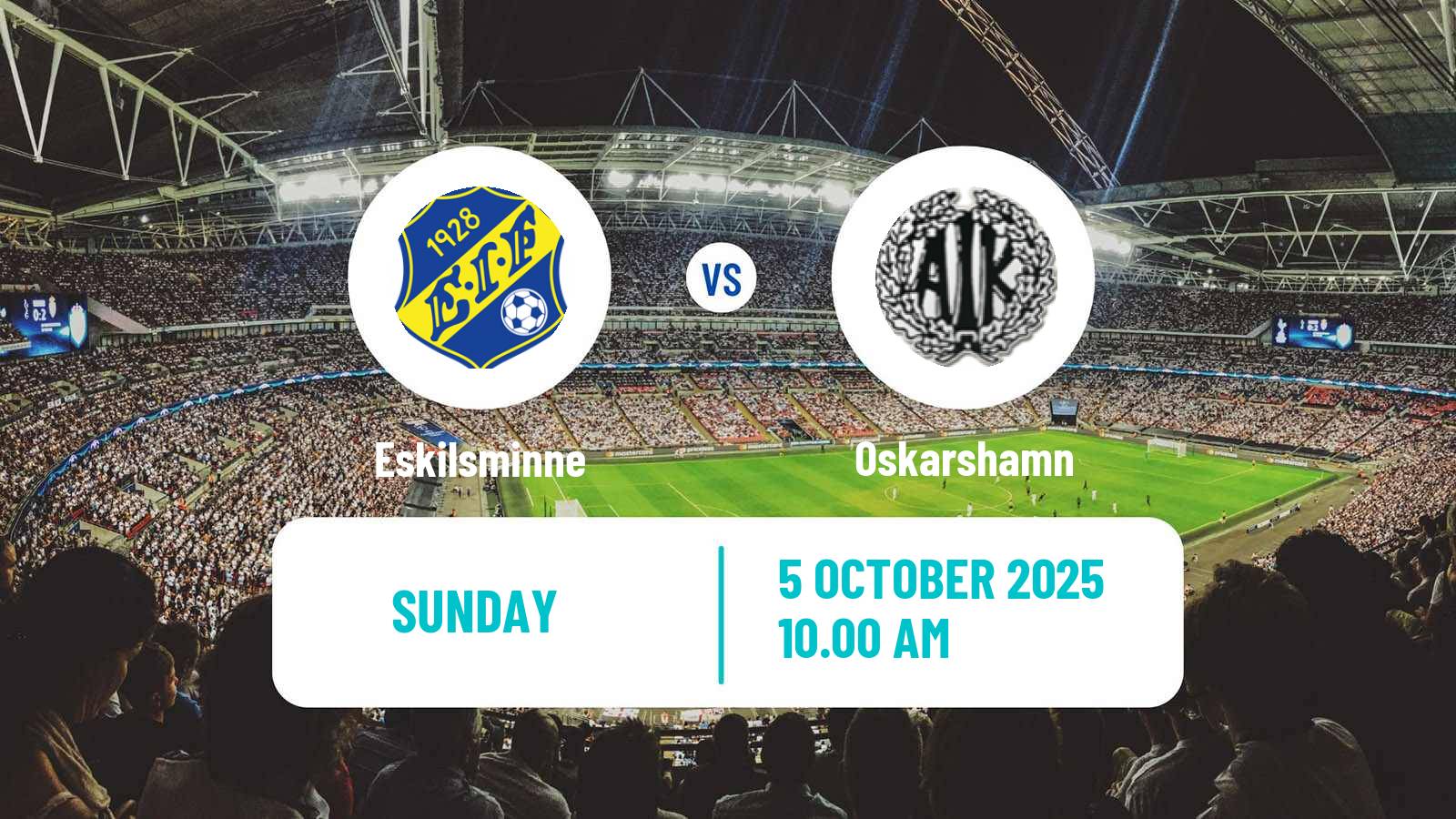 Soccer Swedish Division 1 Södra Eskilsminne - Oskarshamn