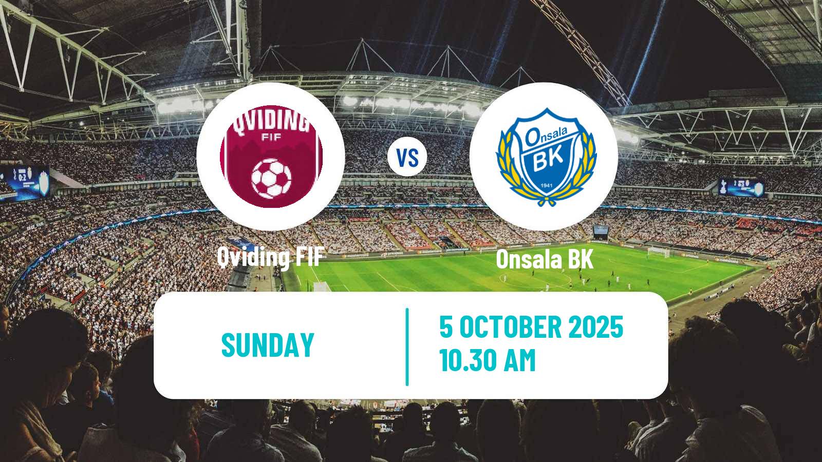 Soccer Swedish Division 2 - Västra Götaland Qviding - Onsala