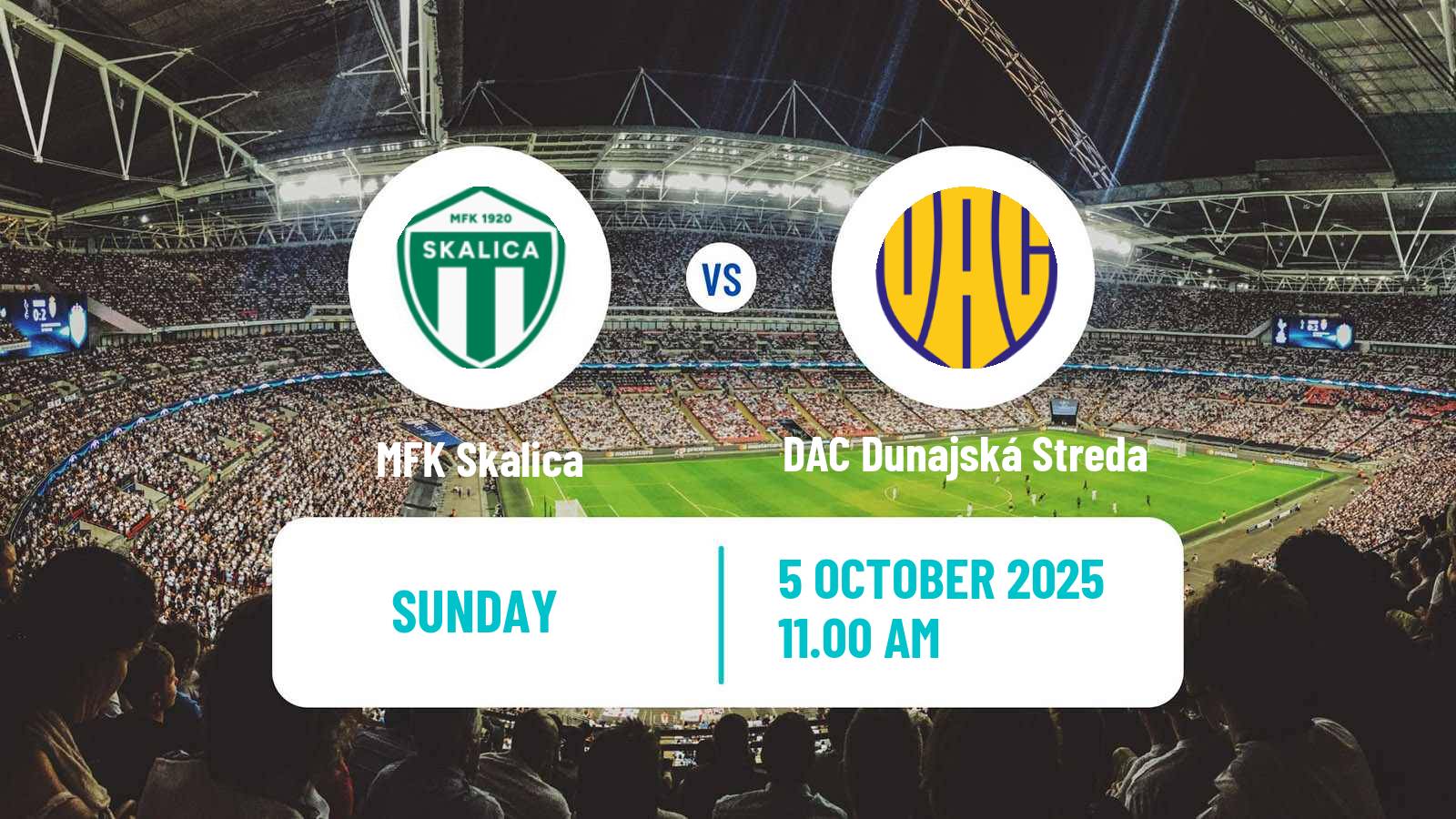 Soccer Slovak Superliga Skalica - DAC Dunajská Streda