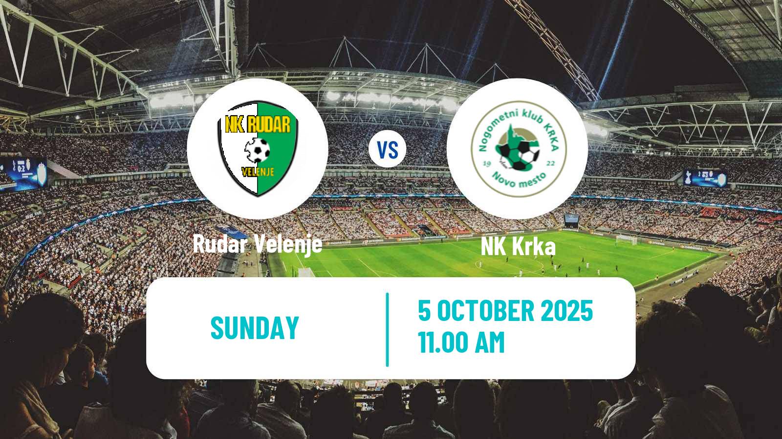 Soccer Slovenian 2 SNL Rudar Velenje - Krka
