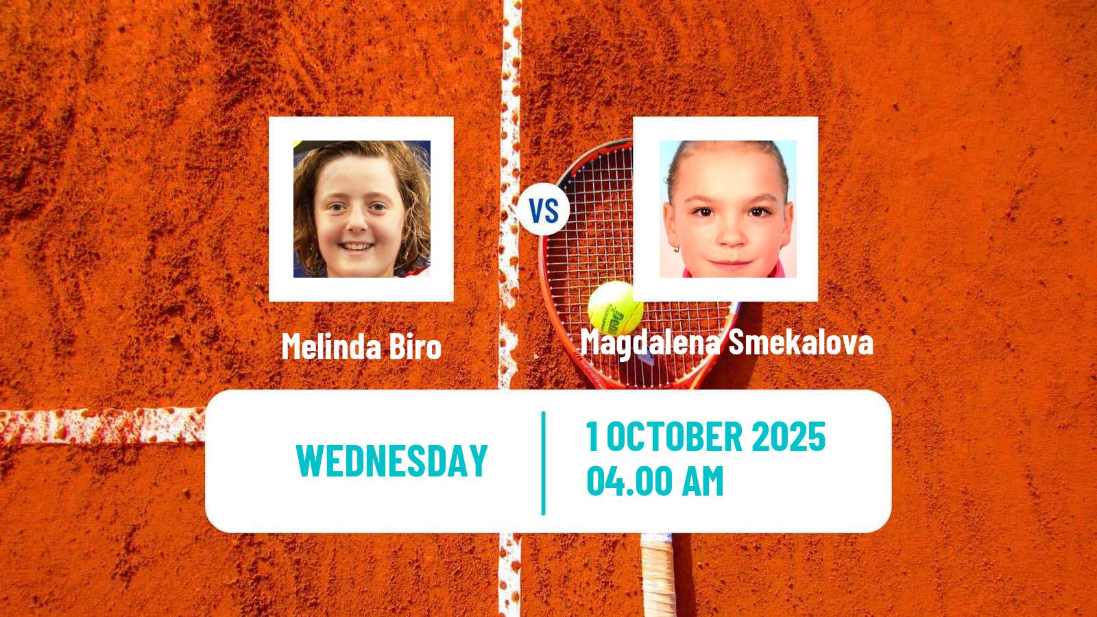 Tennis ITF W15 Sibenik Women Melinda Biro - Magdalena Smekalova