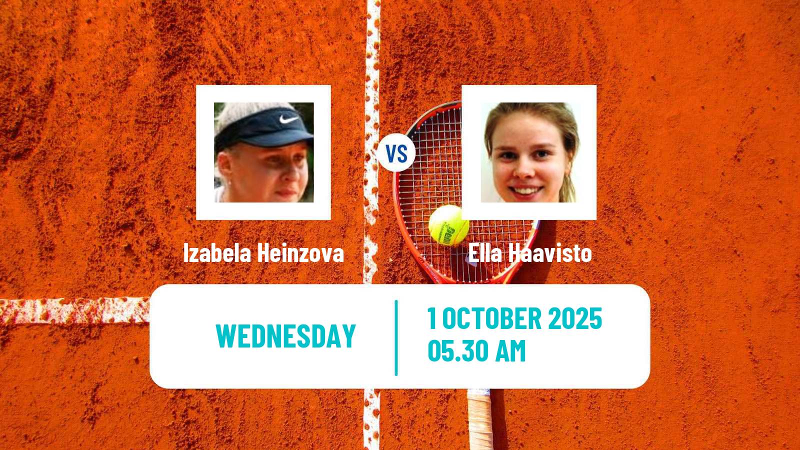 Tennis ITF W15 Sibenik Women Izabela Heinzova - Ella Haavisto