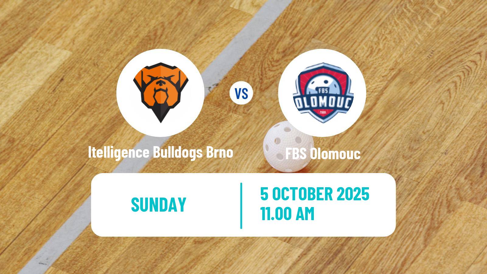 Floorball Czech 1 Liga Floorball Itelligence Bulldogs Brno - Olomouc