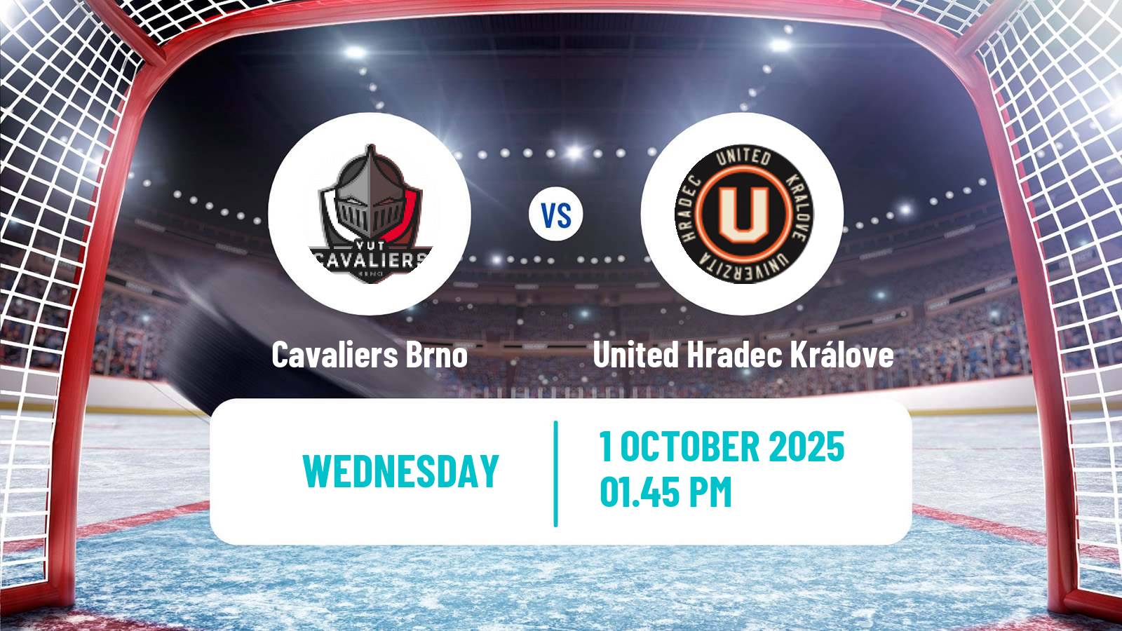 Hockey Czech ULLH Cavaliers Brno - United Hradec Králove