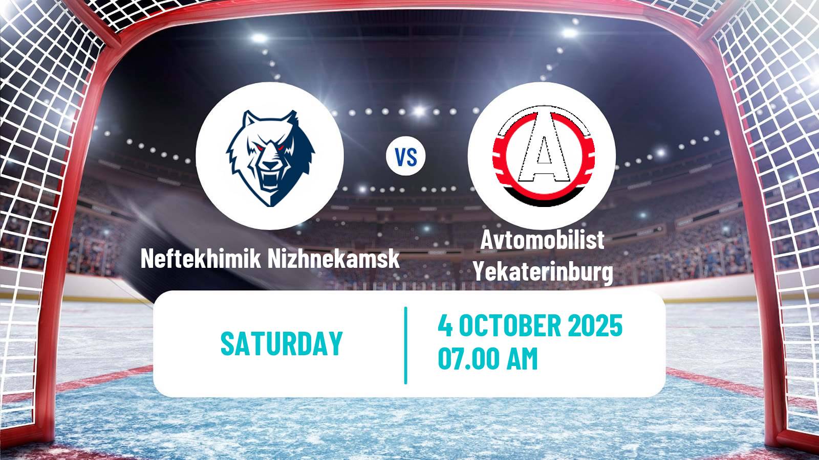 Hockey KHL Neftekhimik Nizhnekamsk - Avtomobilist Yekaterinburg
