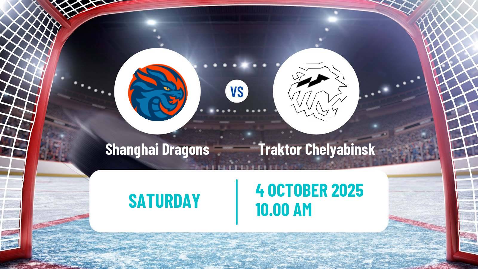 Hockey KHL Shanghai Dragons - Traktor Chelyabinsk