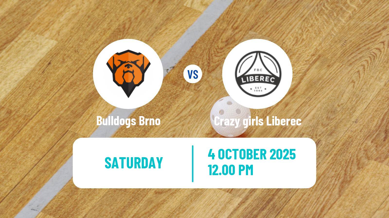 Floorball Czech Extraliga Floorball Women Bulldogs Brno - Crazy girls Liberec