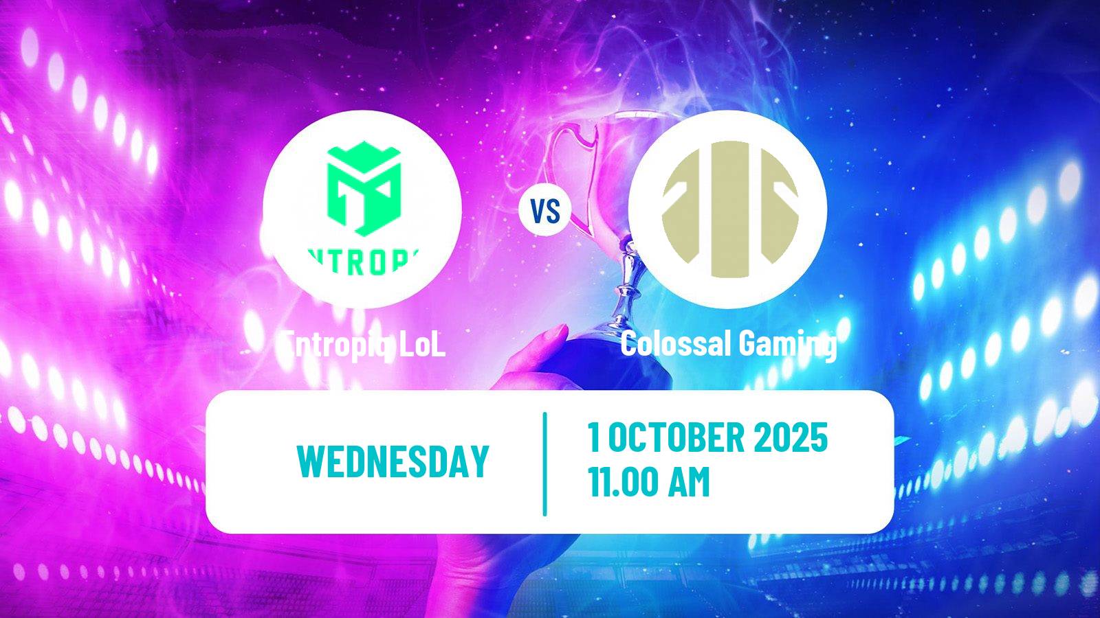 Esports League Of Legends Emea Masters Entropiq - Colossal Gaming