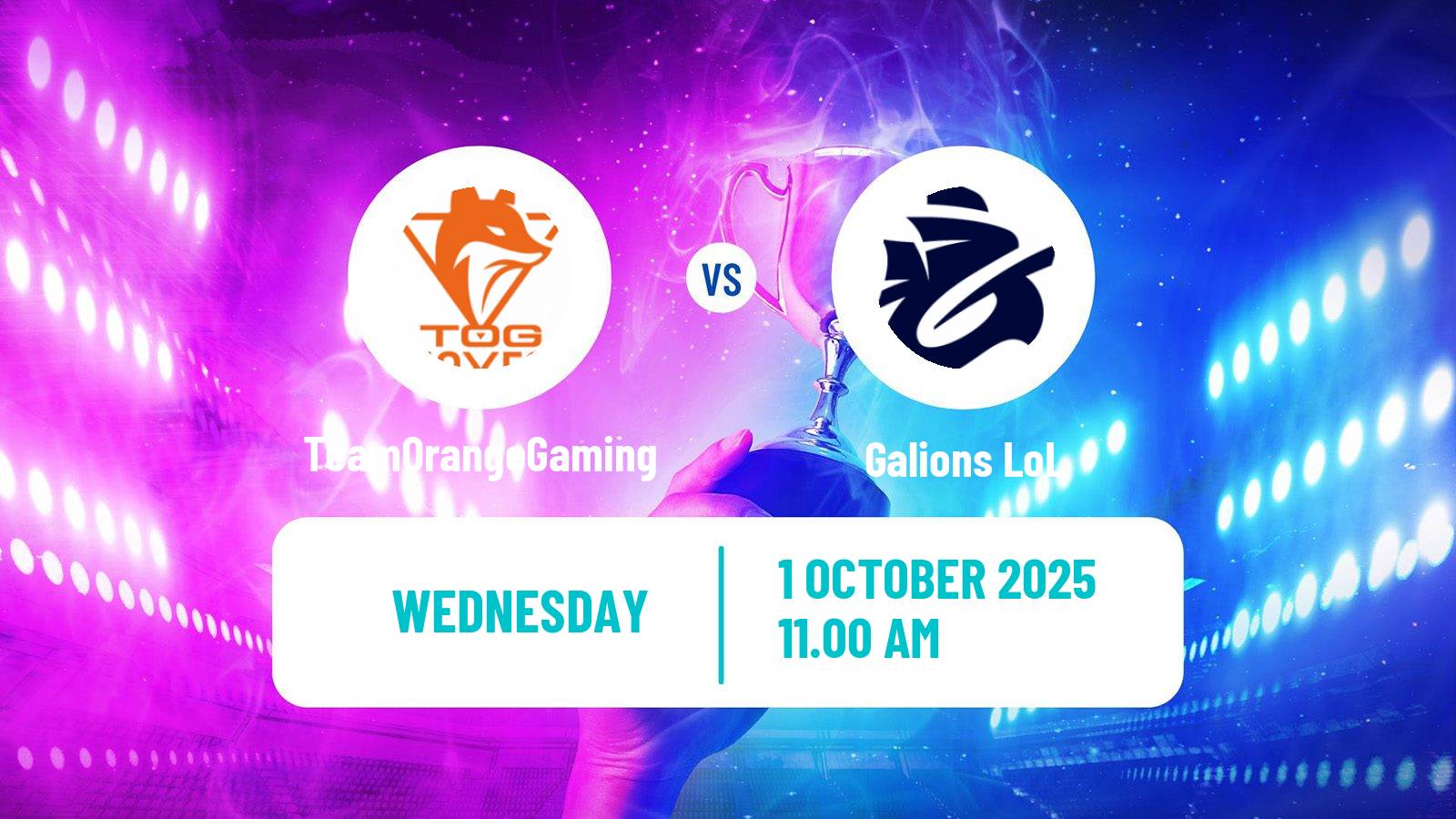 Esports League Of Legends Emea Masters TeamOrangeGaming - Galions