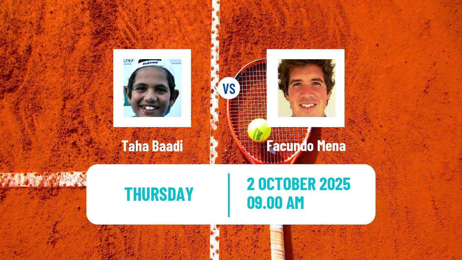 Tennis ITF M25 Salvador Men Taha Baadi - Facundo Mena