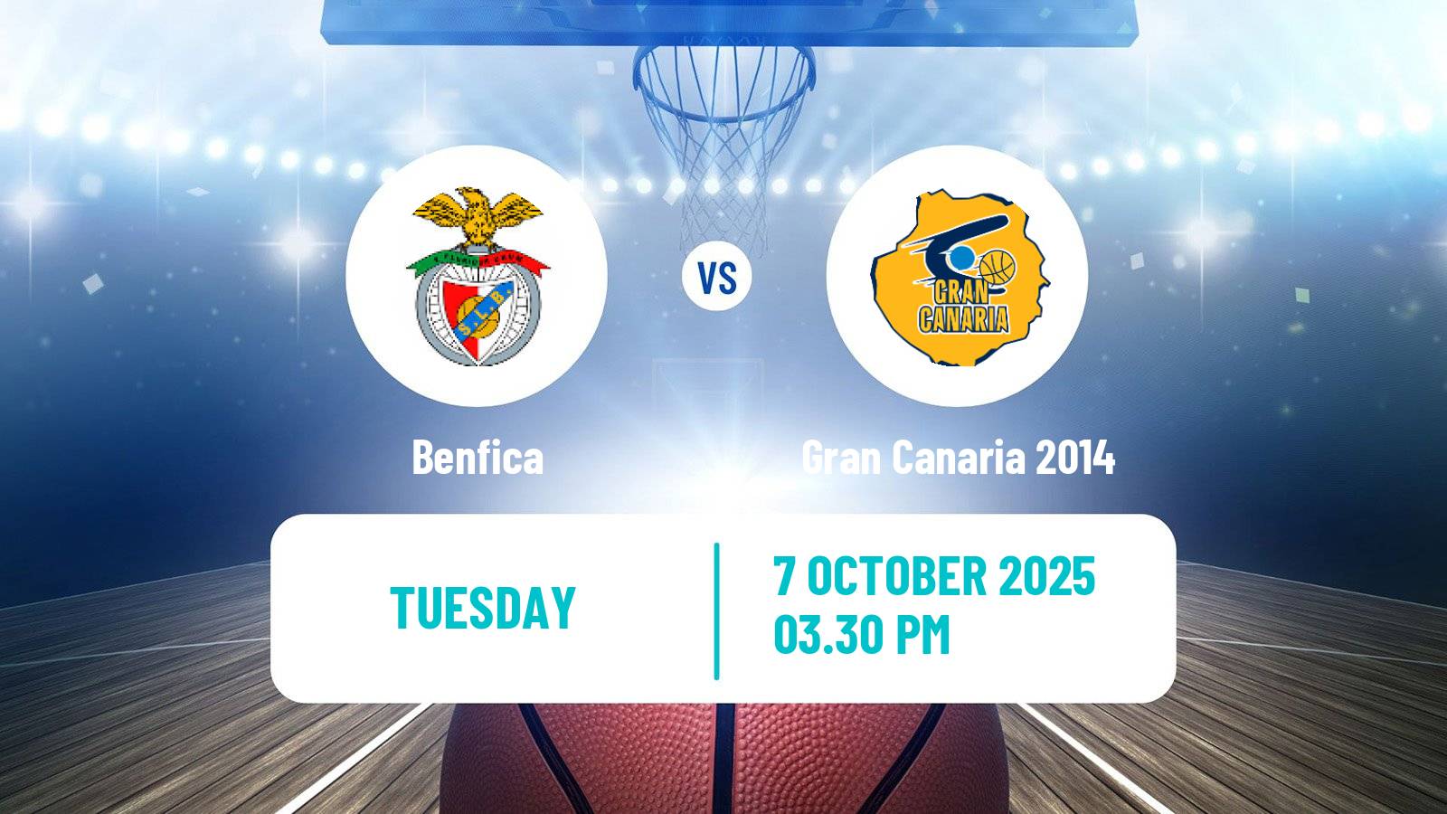 Basketball Champions League Basketball Benfica - Gran Canaria 2014