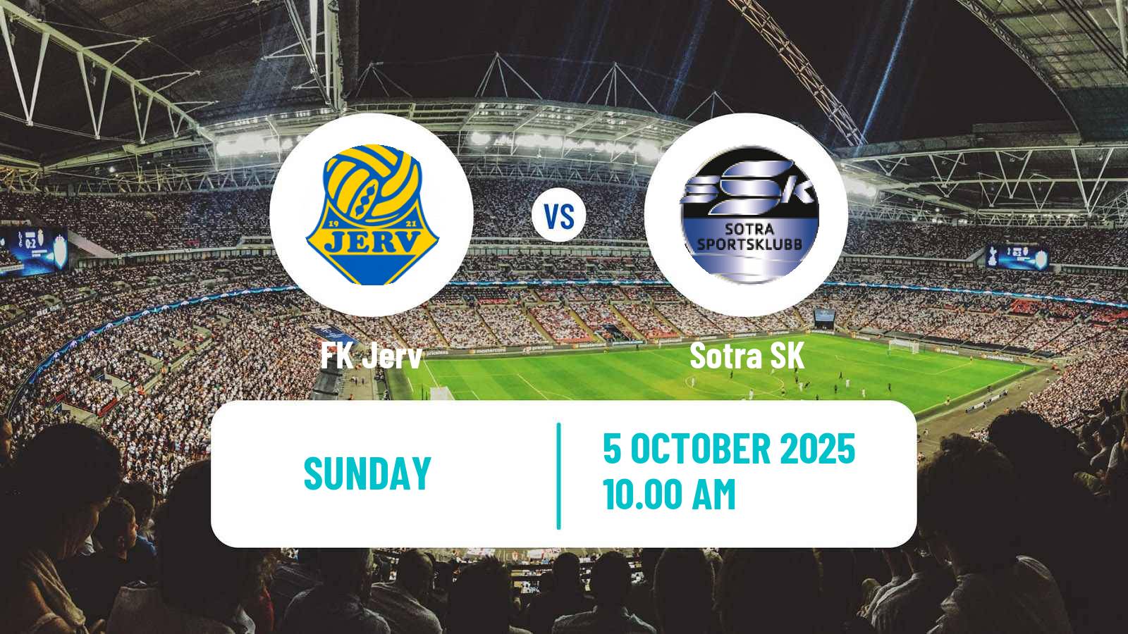 Soccer Norwegian Division 2 - Group 1 Jerv - Sotra