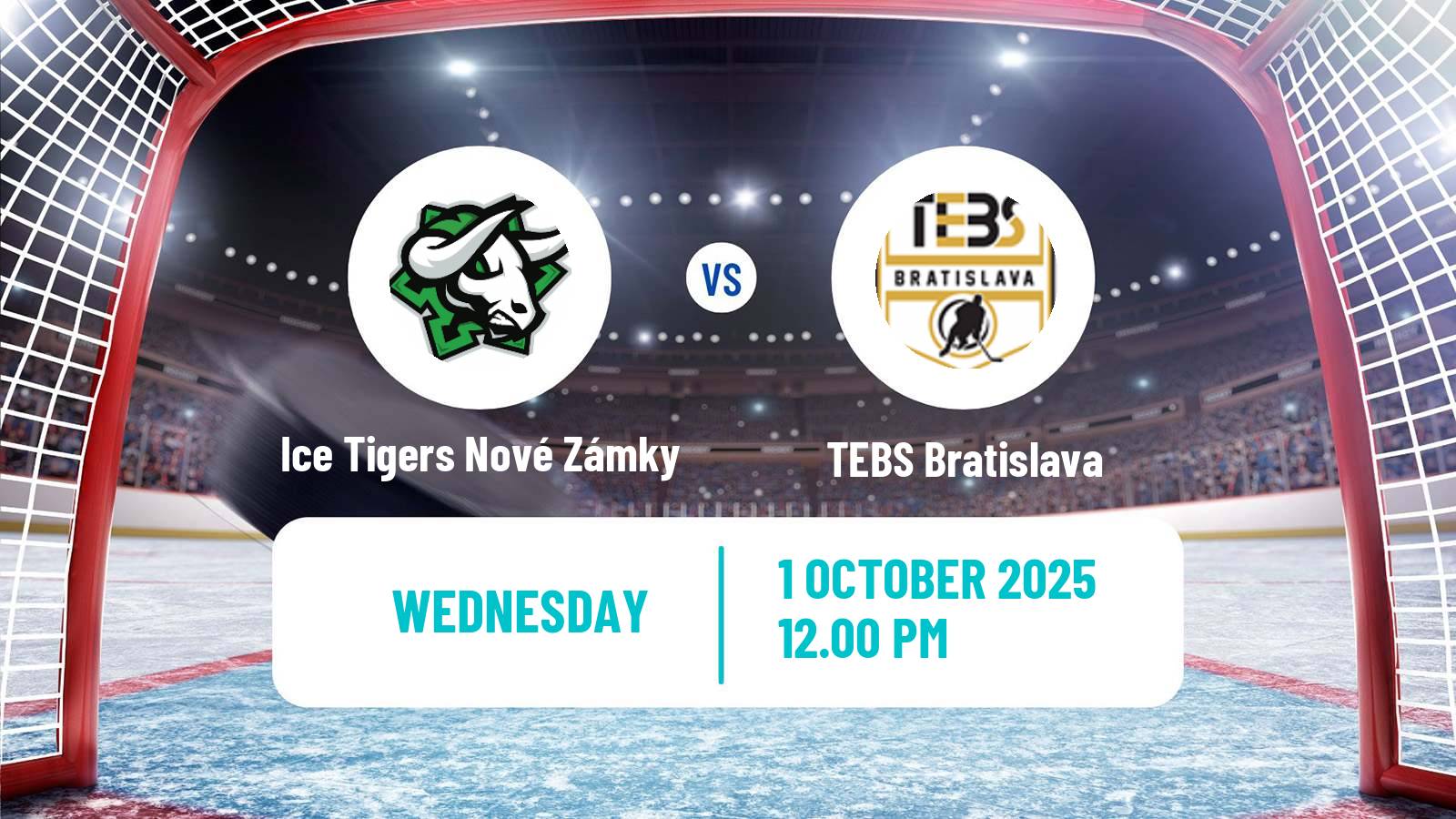 Hockey Slovak 1 Liga Hockey Ice Tigers Nové Zámky - TEBS Bratislava