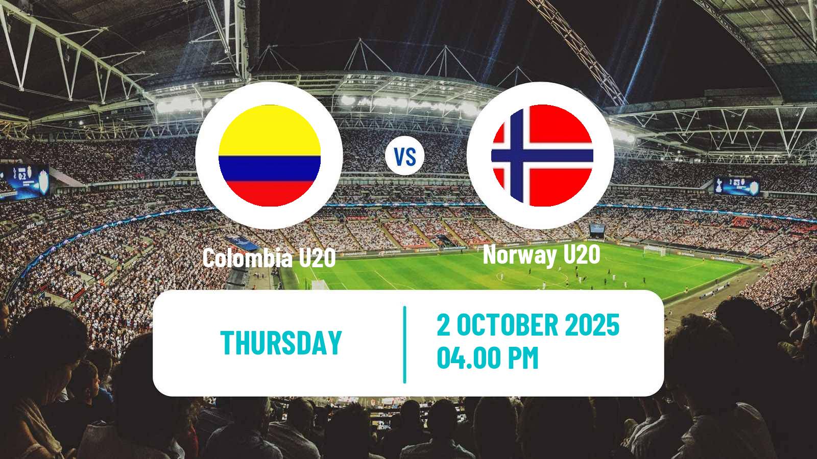 Soccer FIFA World Cup U20 Colombia U20 - Norway U20