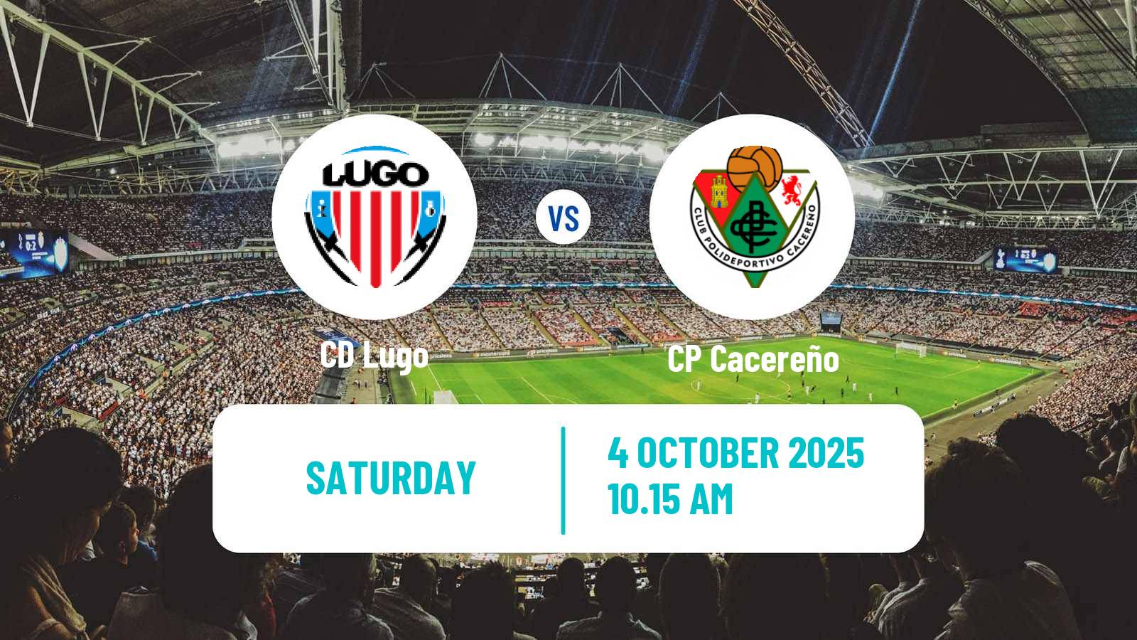Soccer Spanish Primera RFEF Group 1 Lugo - Cacereño