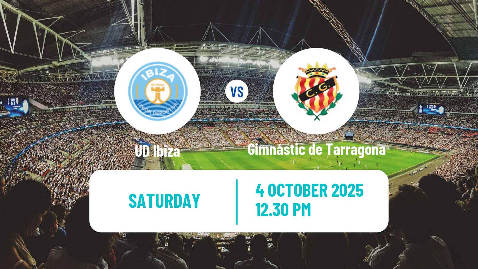 Soccer Spanish Primera RFEF Group 2 Ibiza - Gimnástic de Tarragona